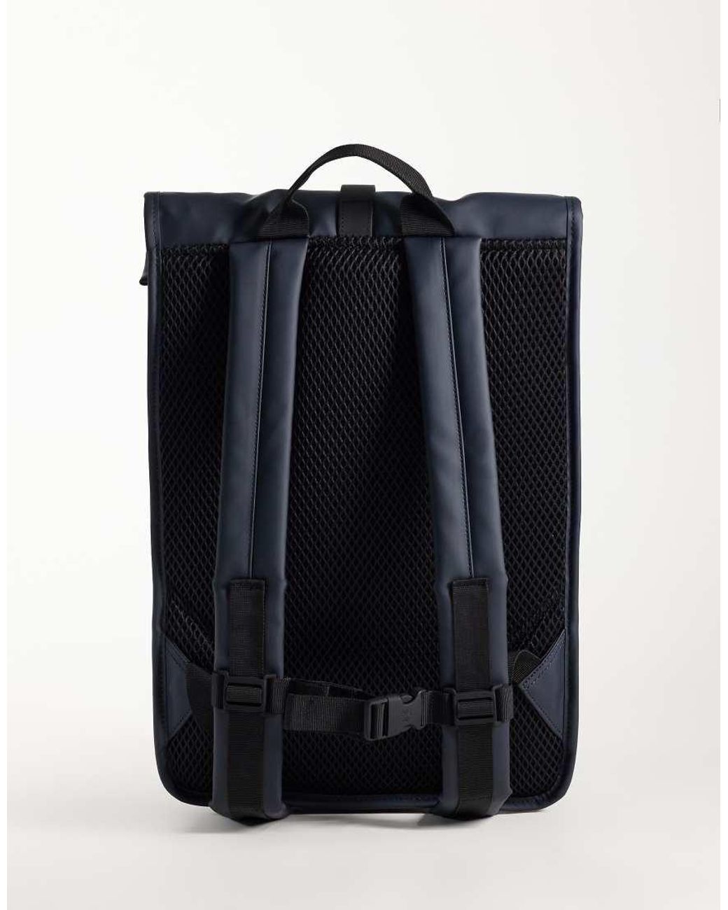 Rains Blue 13320 Rolltop Waterproof Rucksack for men