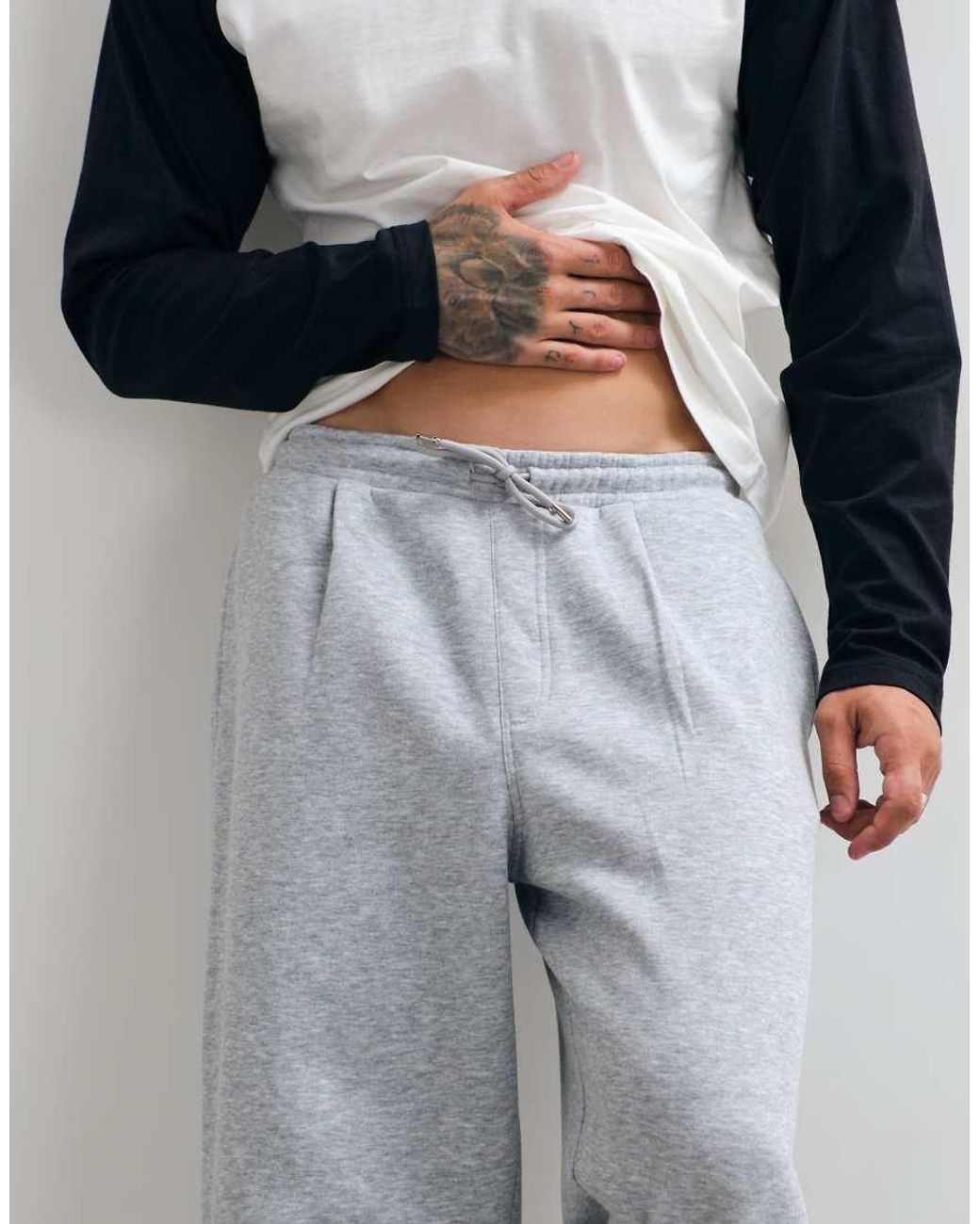 Jack & Jones Gray Balloon Style jogger for men