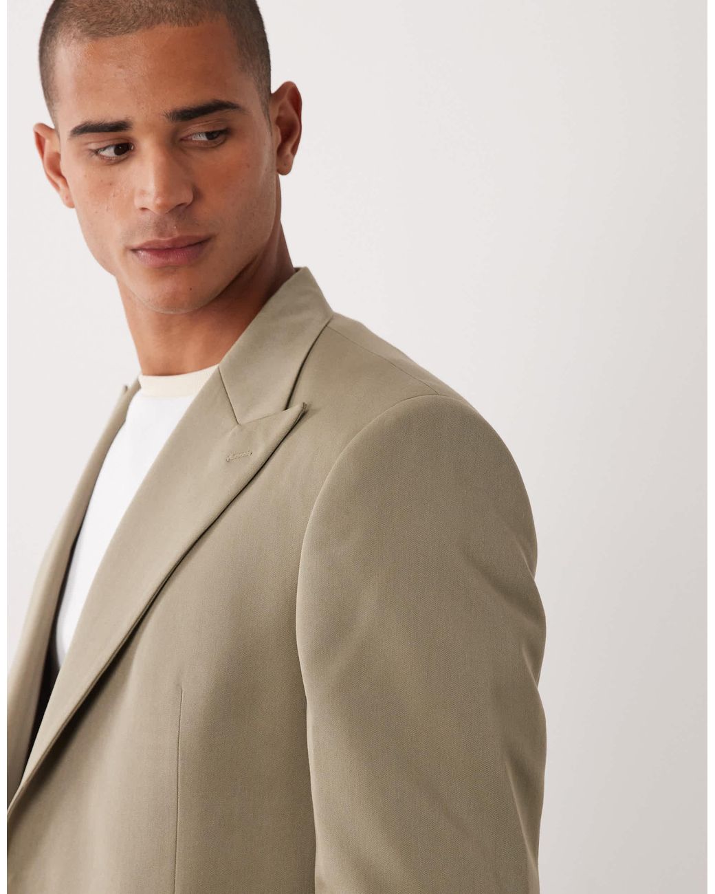 Veste ASOS pour homme en coloris Natural