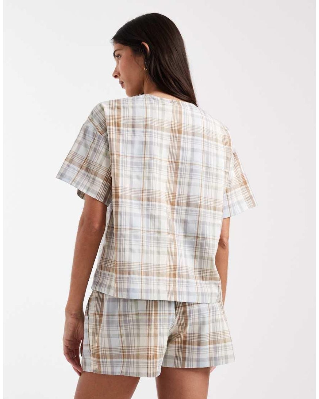 Daisy Street White Boxy Tie Front Blouse