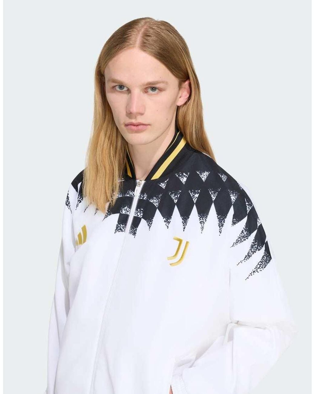 Adidas Originals White Juventus Turin Stadium Track Top for men