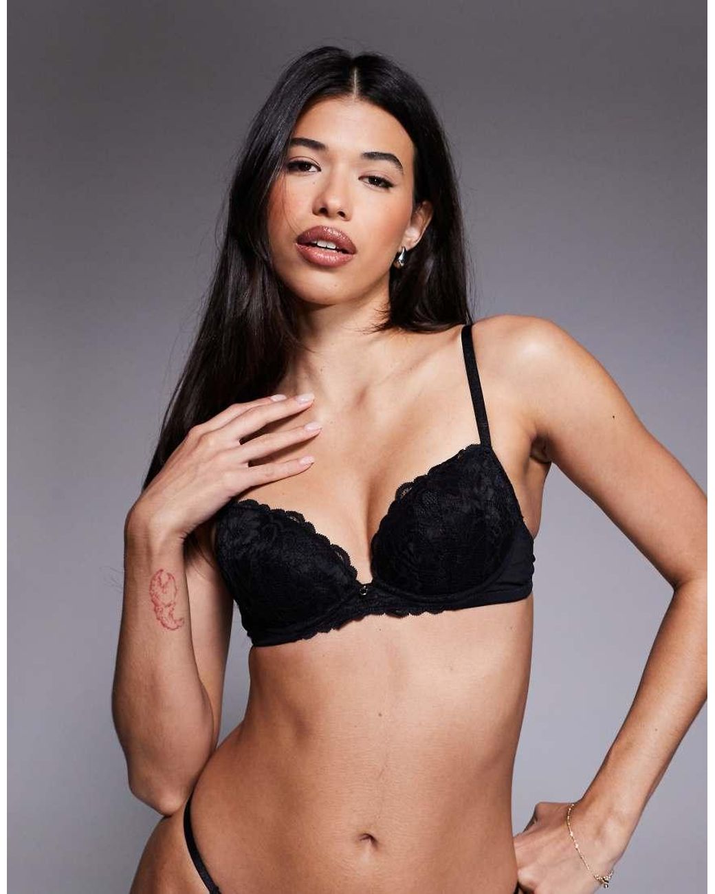 Ann Summers Black 2 Pack Sexy Lace Plunge Bras