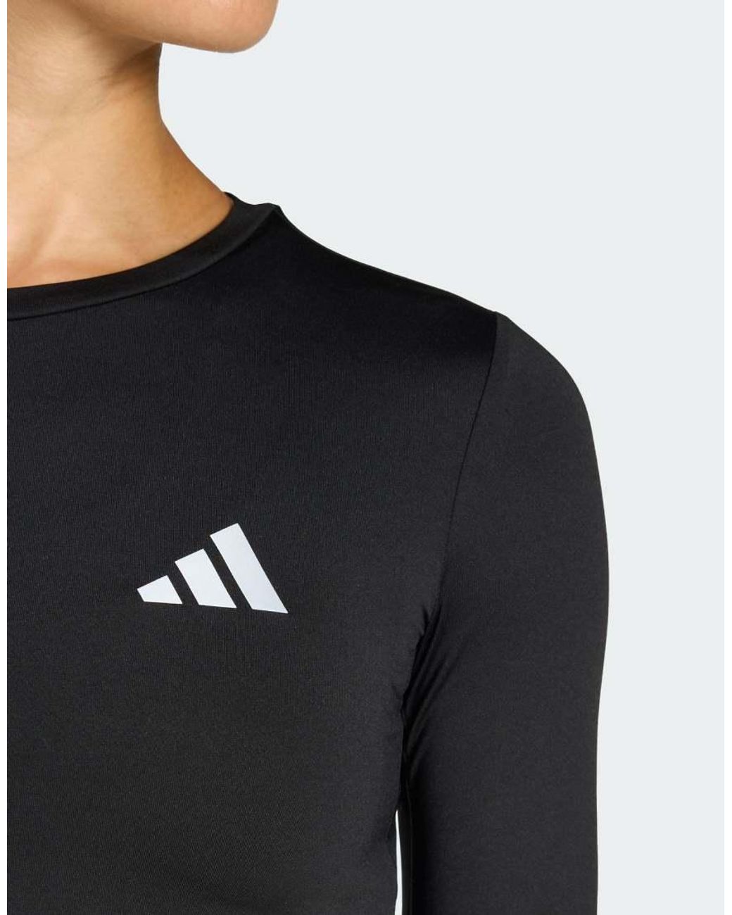 Adidas Originals White Adi365 Running Essentials Longsleeve Shirt