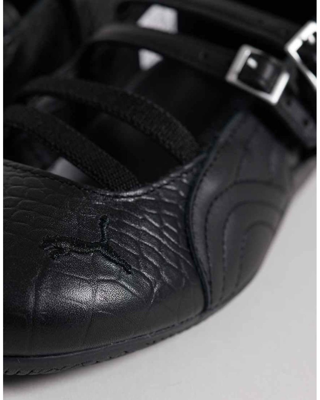 PUMA Black Speedcat Ballet Flats
