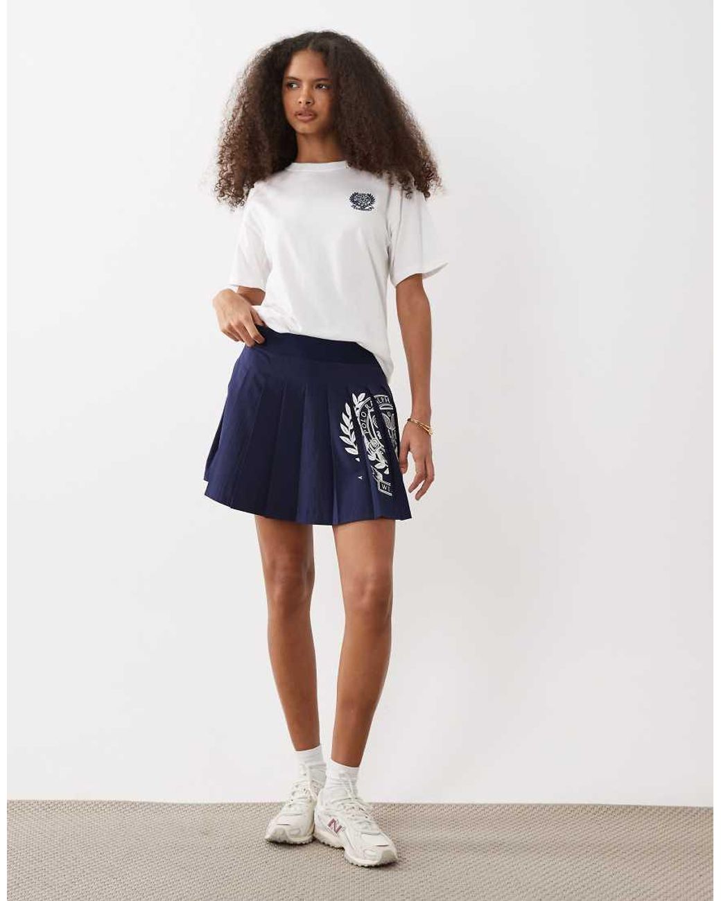 Polo Ralph Lauren White Wimbledon Capsule Classic T-shirt With Crest Embroidery