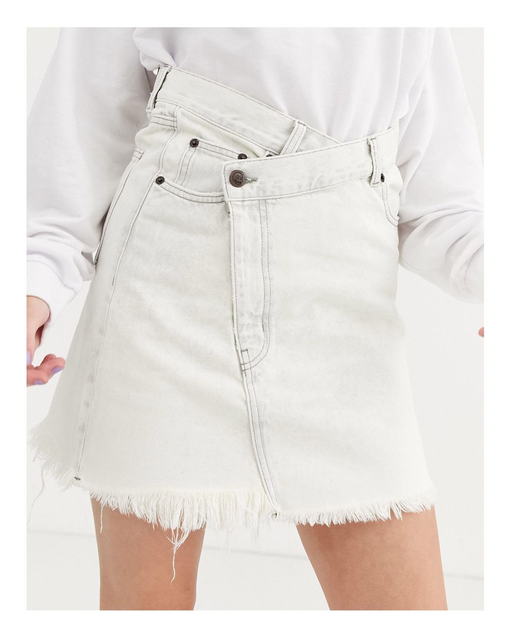 cheap monday denim skirt