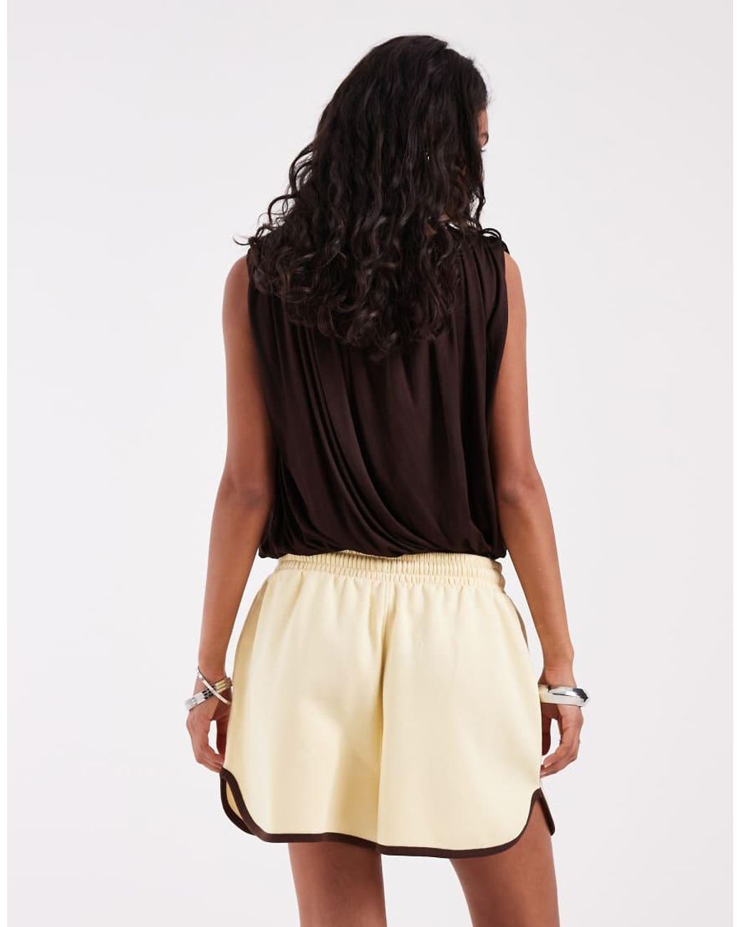 ASOS Natural Runner Shorts