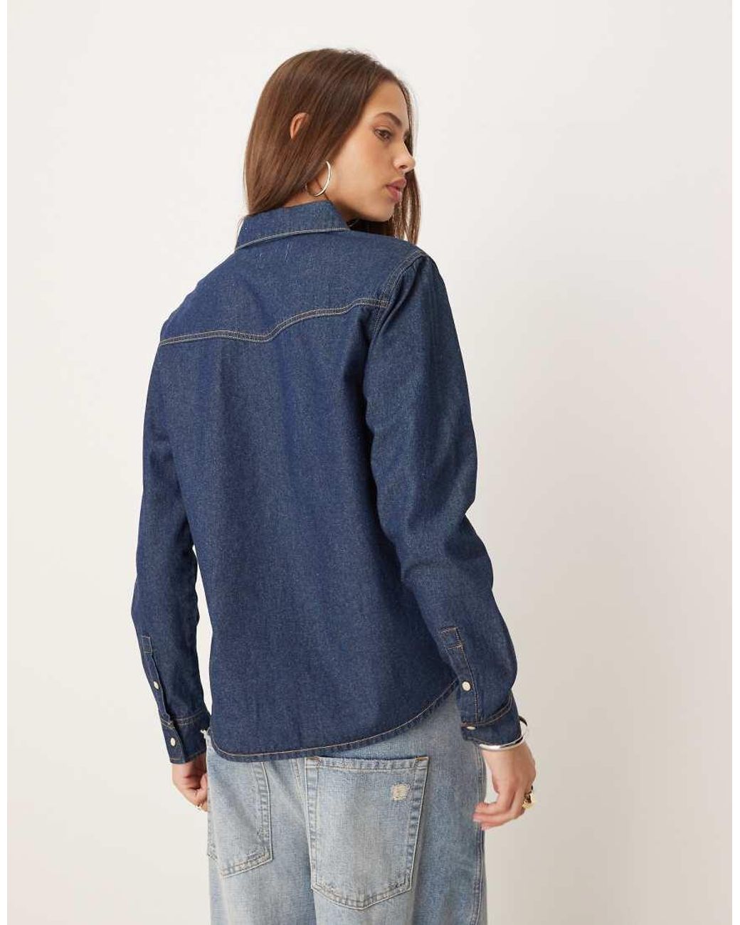 JJXX Blue Denim Shirt