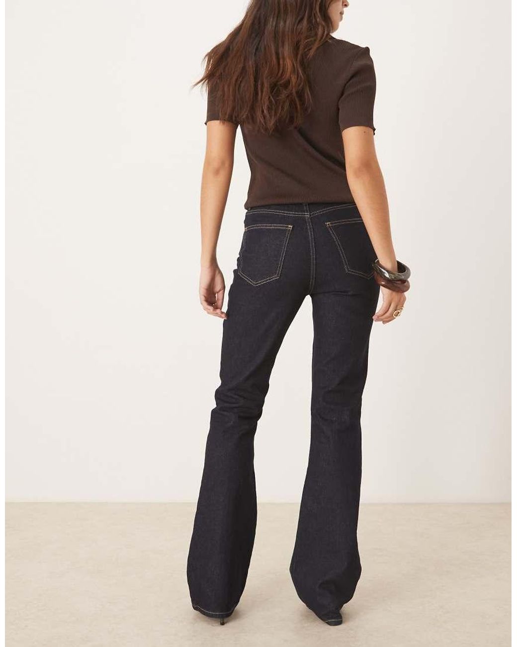 ASOS Blue Asos Desigh High Rise Bootcut Flare Jeans