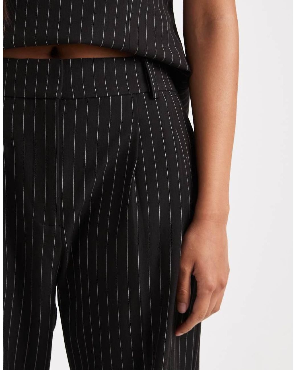 ASOS Black Tailored Relaxed Flare Co-ord