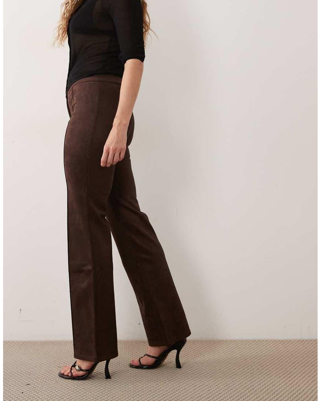 Mango Brown Ante Tailored Trouser Co-ord