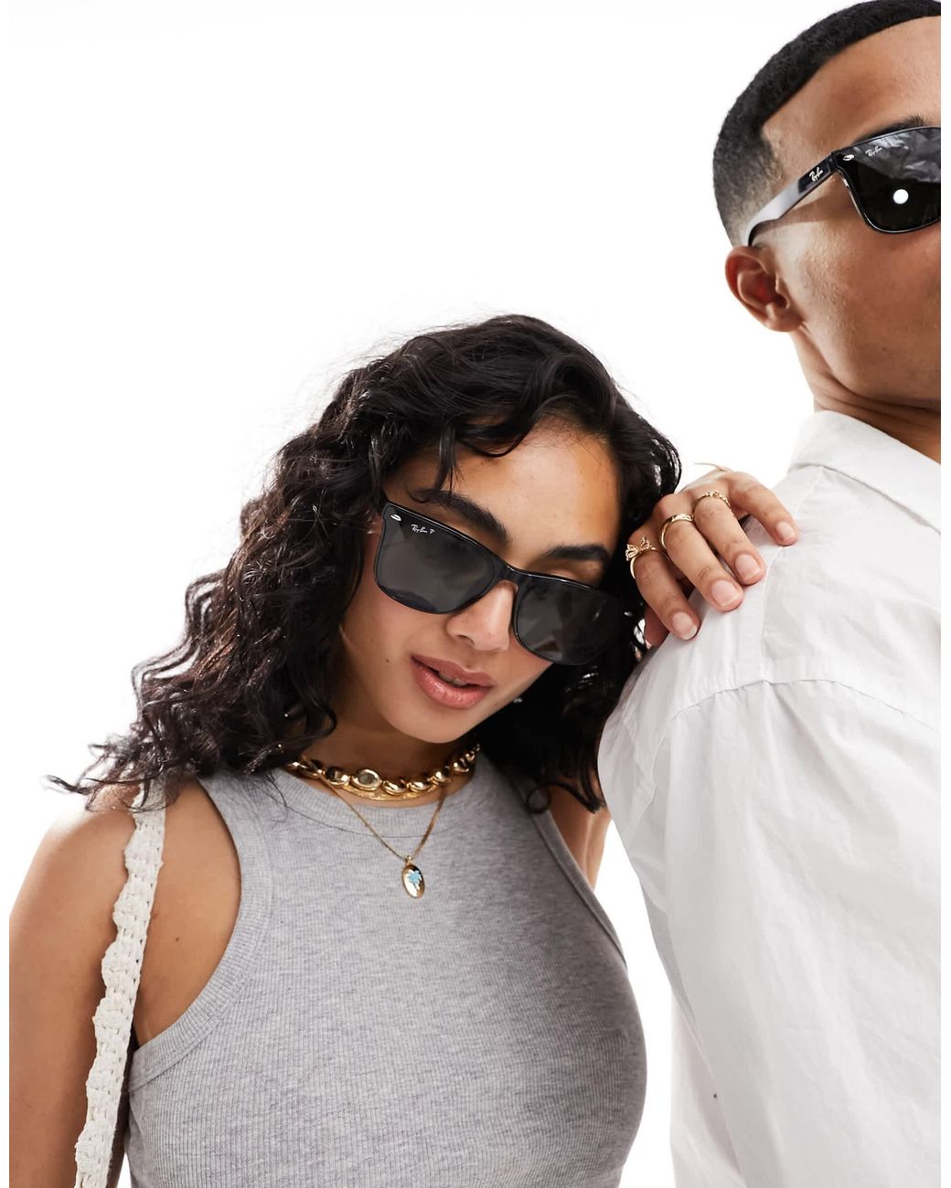 Ray-Ban Black – eckige sonnenbrille