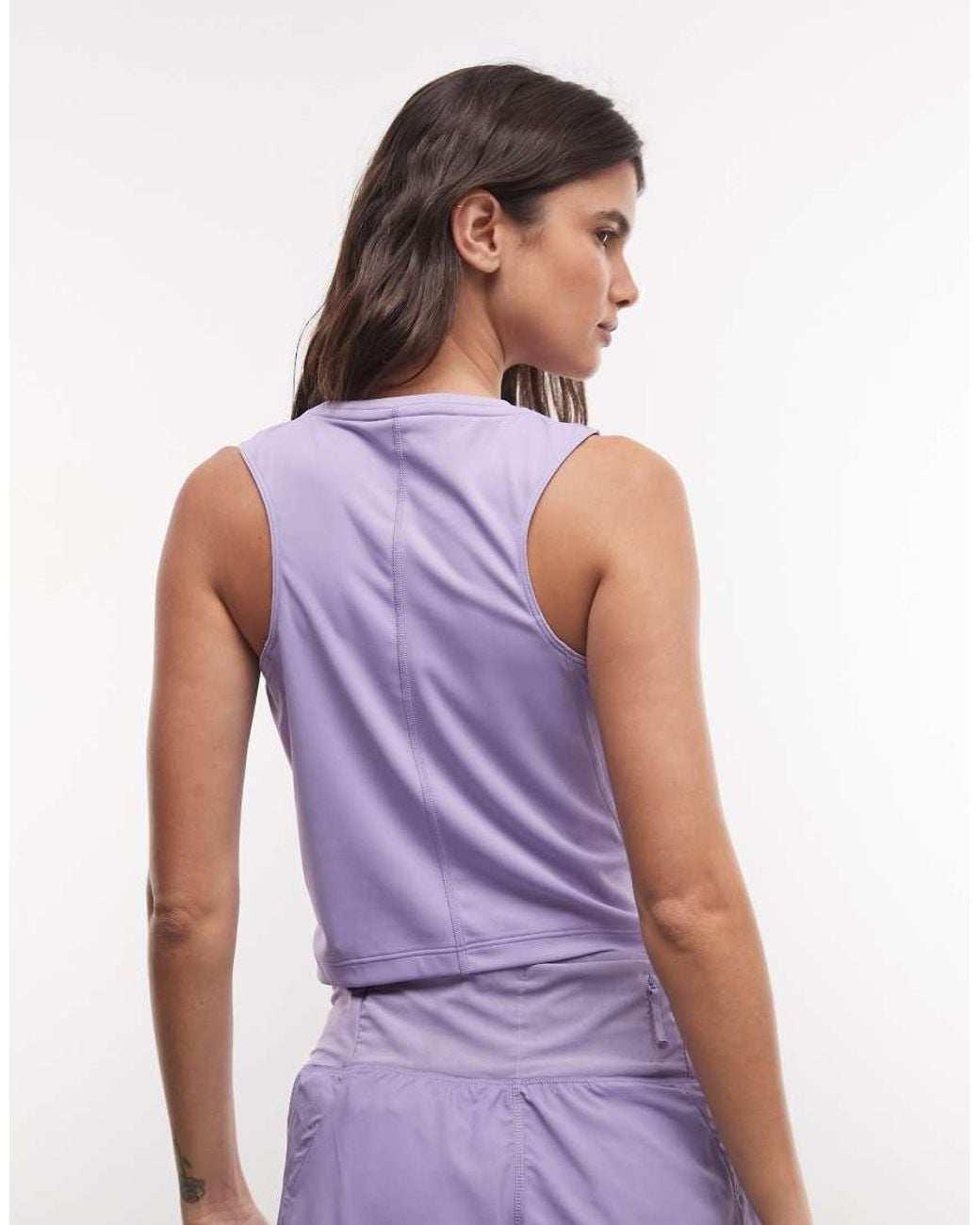 Adidas Originals Purple Adidas Running Adi365 Crop Top
