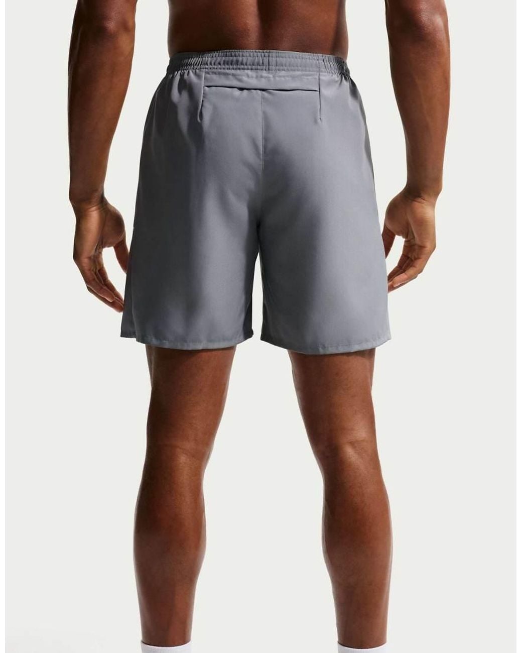 Nike Gray Miler Dri-fit 7-inch Unlined Shorts for men