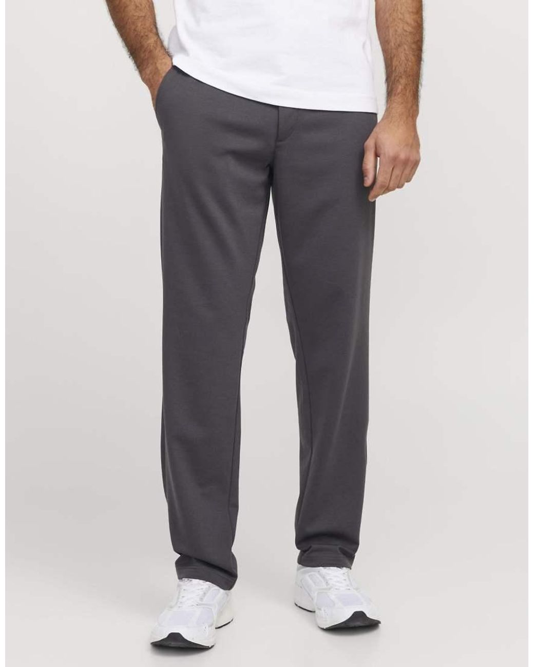Jack & Jones White Chino Trousers for men