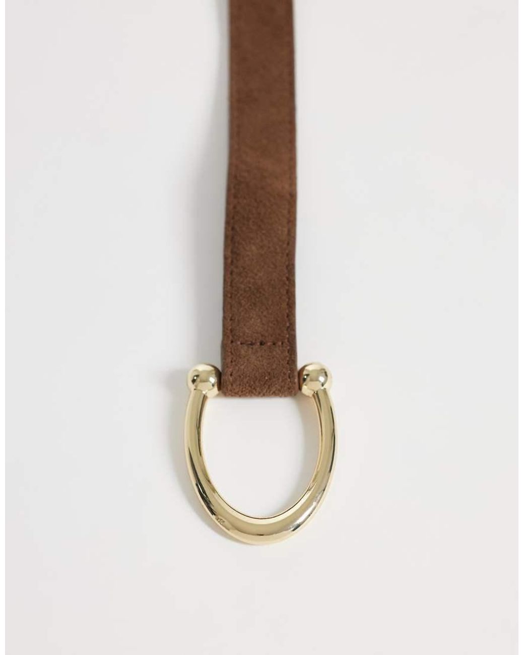 Cintura Con Nodo di Mango in Brown