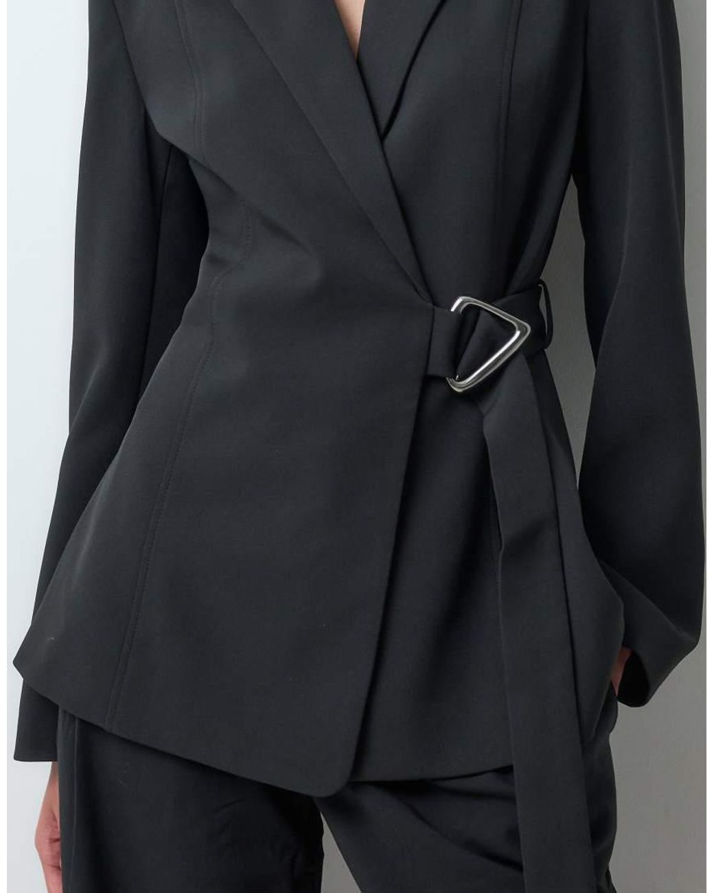 Jdy Gray Belted Tailored Blazer Co-Ord