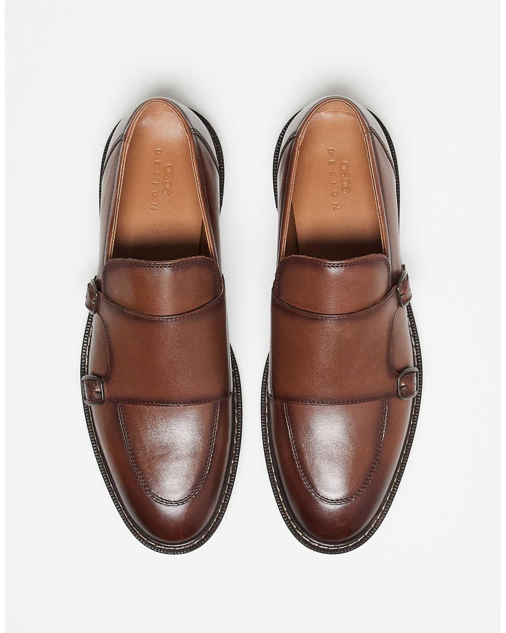 ASOS Brown Monk Shoes for men