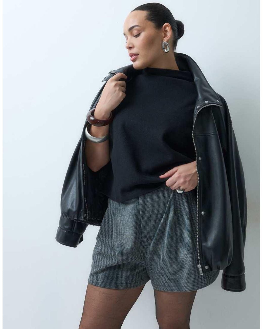 ASOS Blue Asos Design Curve Tailored Shorts