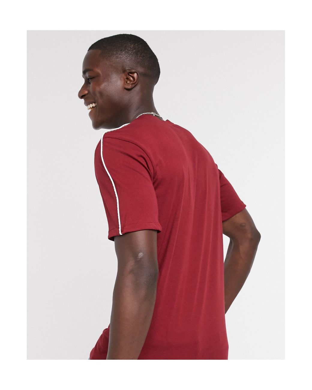 Nike Repeat Pack Logo Taping T-shirt in Red for Men | Lyst Australia