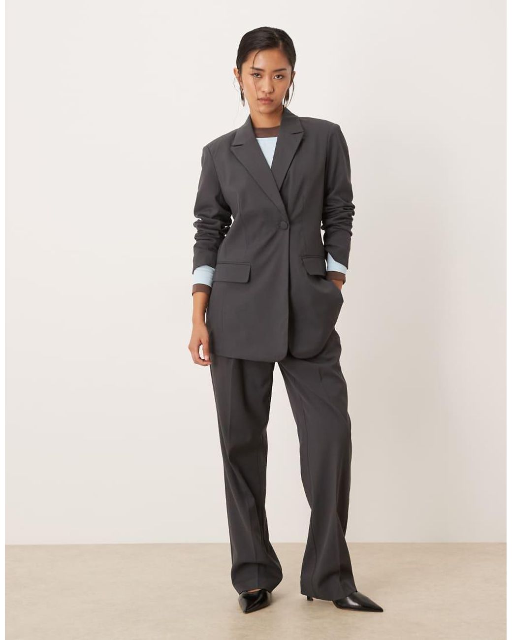 Aware Gray Mix & Match Tailored Blazer