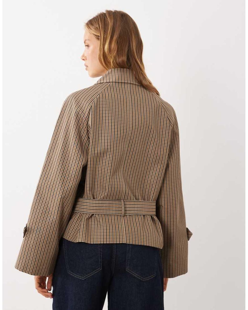 Mango Natural Tie Waist Trench Coat