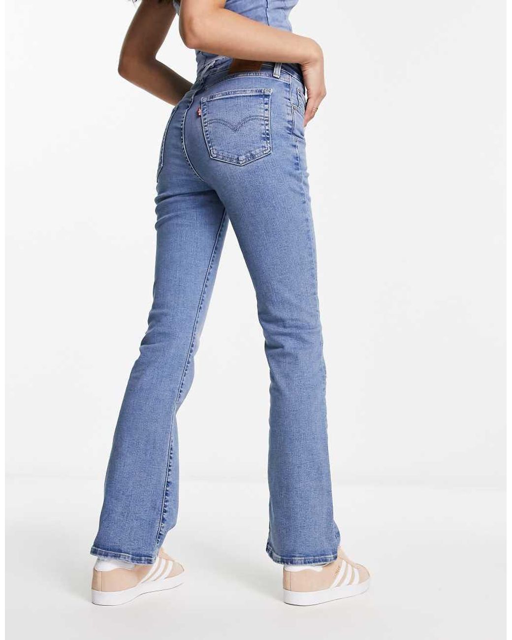 Levi's Blue 725 Bootcut High Rise Jeans