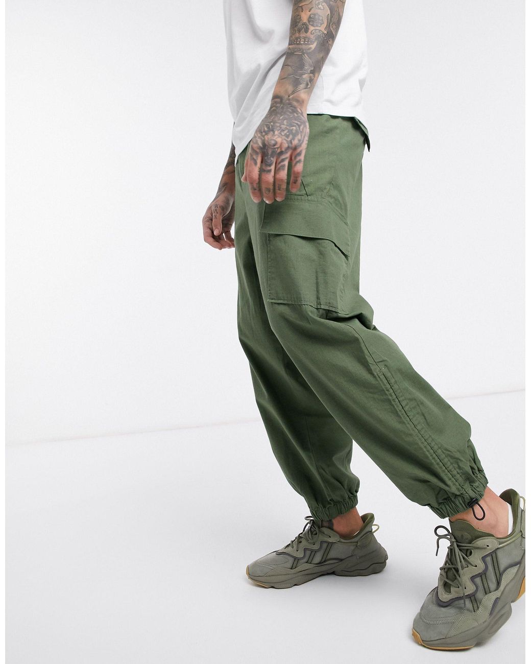 cargo pants with toggles