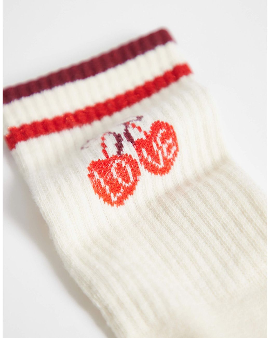 Accessorize White Varsity-streifen-socken