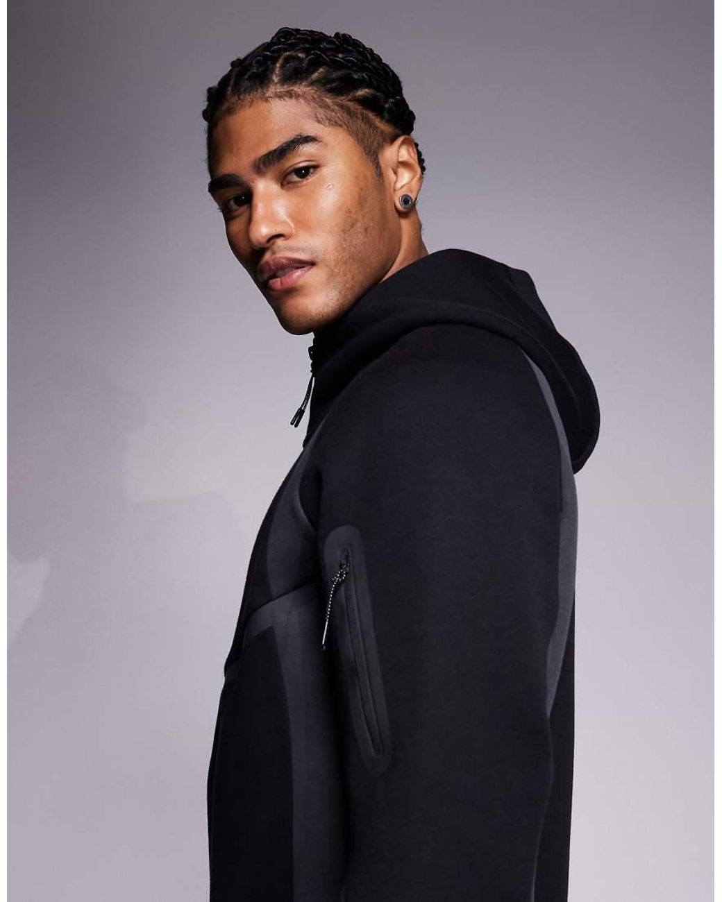 Nike Blue Tech Fleece Pro Full Zip Hoodie for men