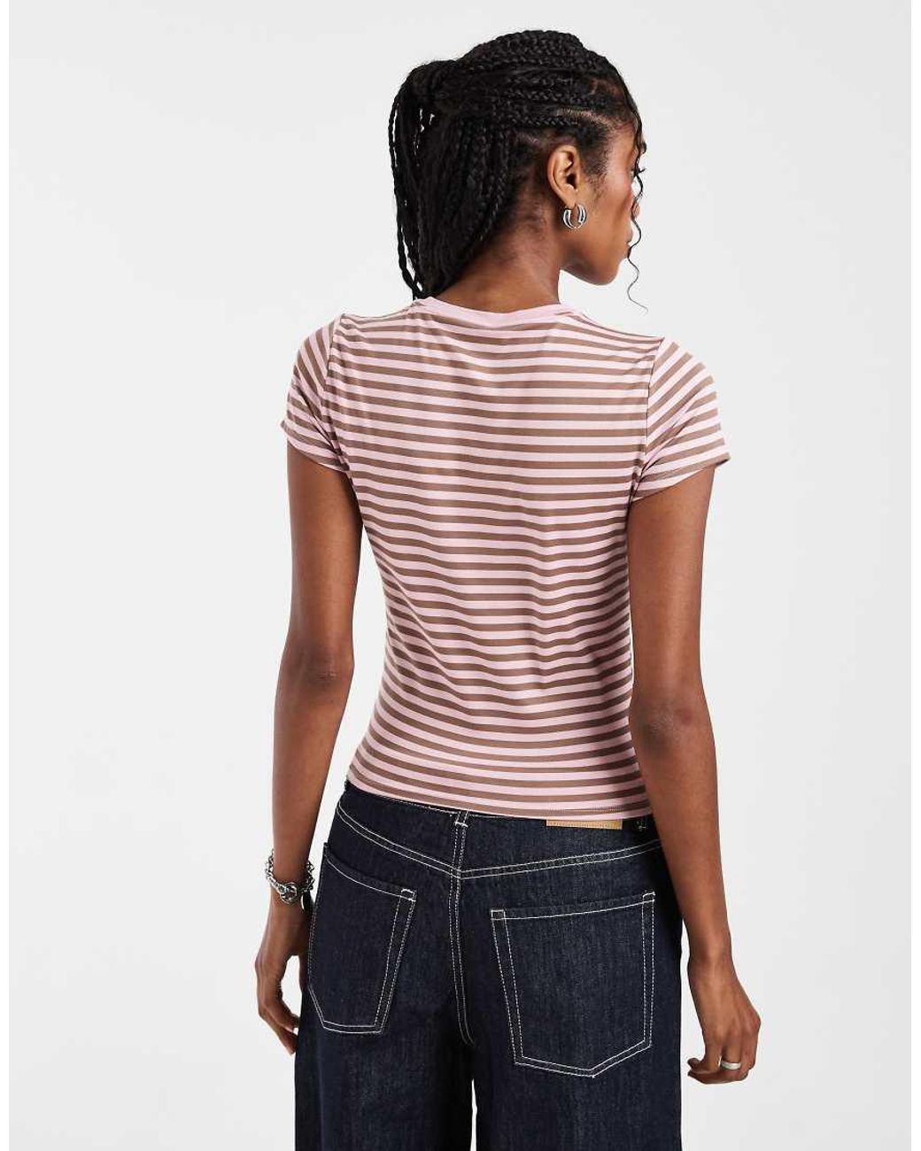 Hollister Pink Seamless T-shirt