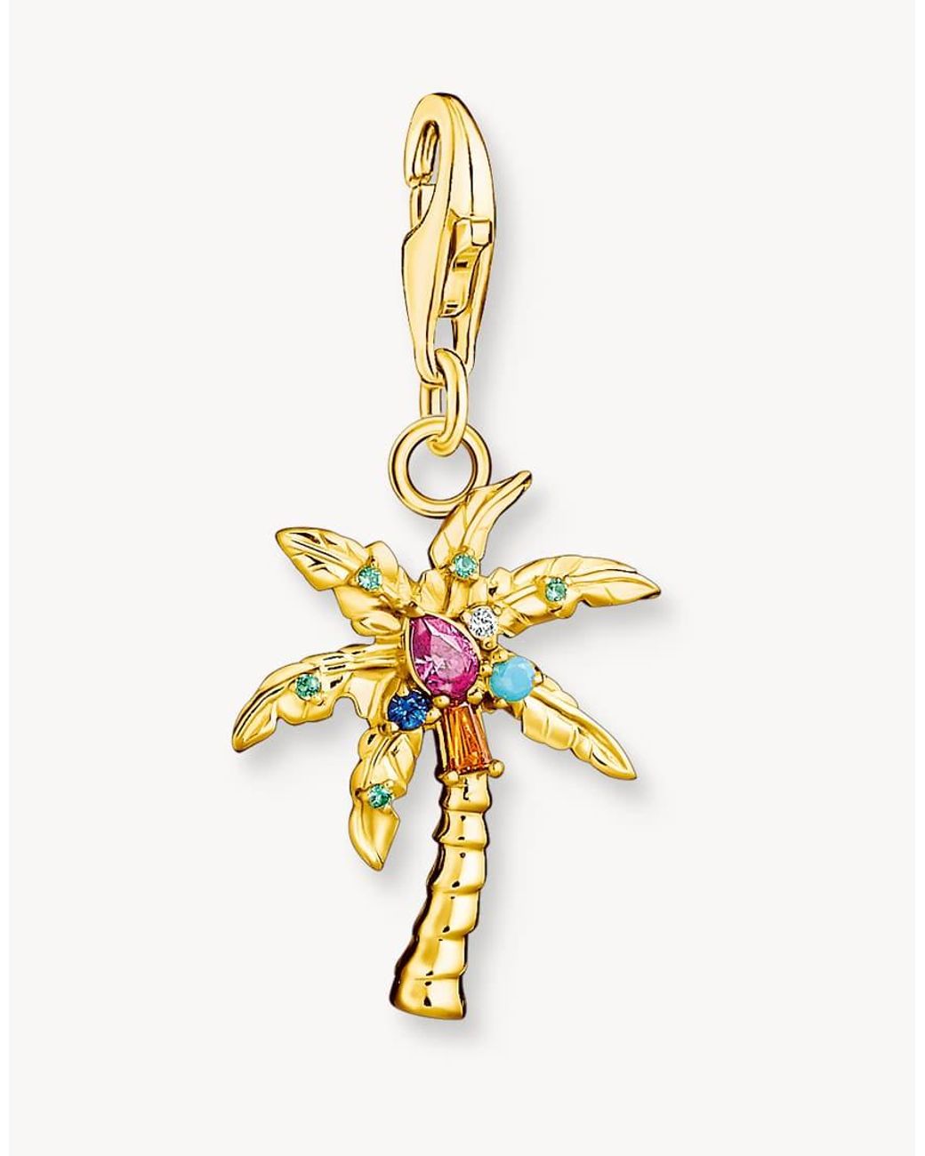 Thomas Sabo Brown Palm Tree Pendant