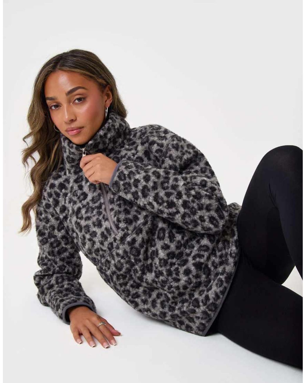 Threadbare Black Borg Fleece Pull Over