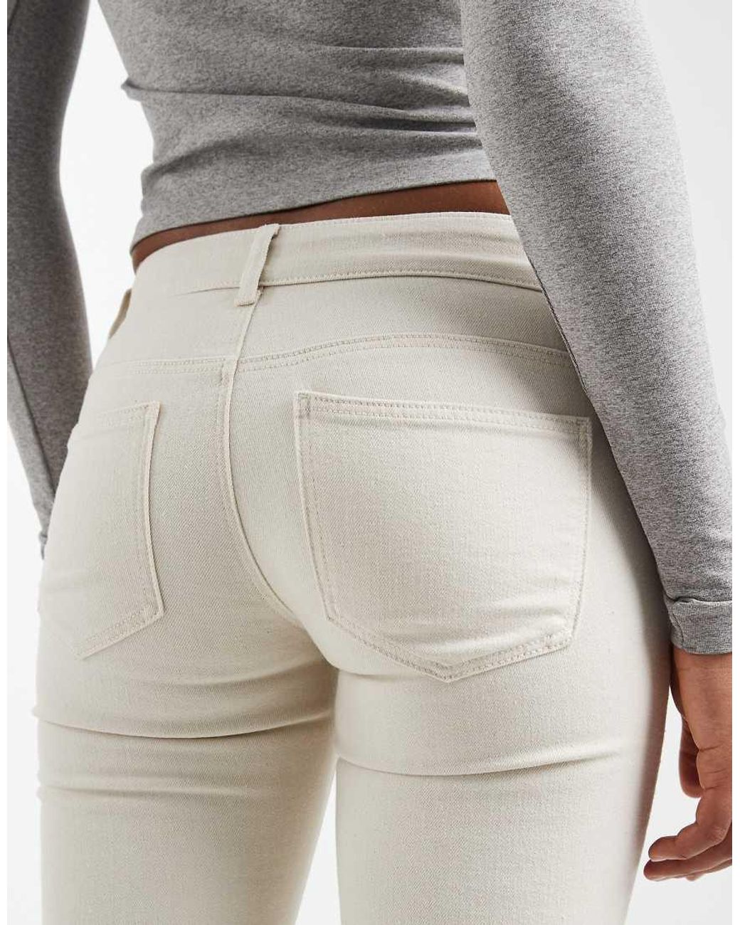 ONLY Black Lola Super Low Waist Flared Jeans
