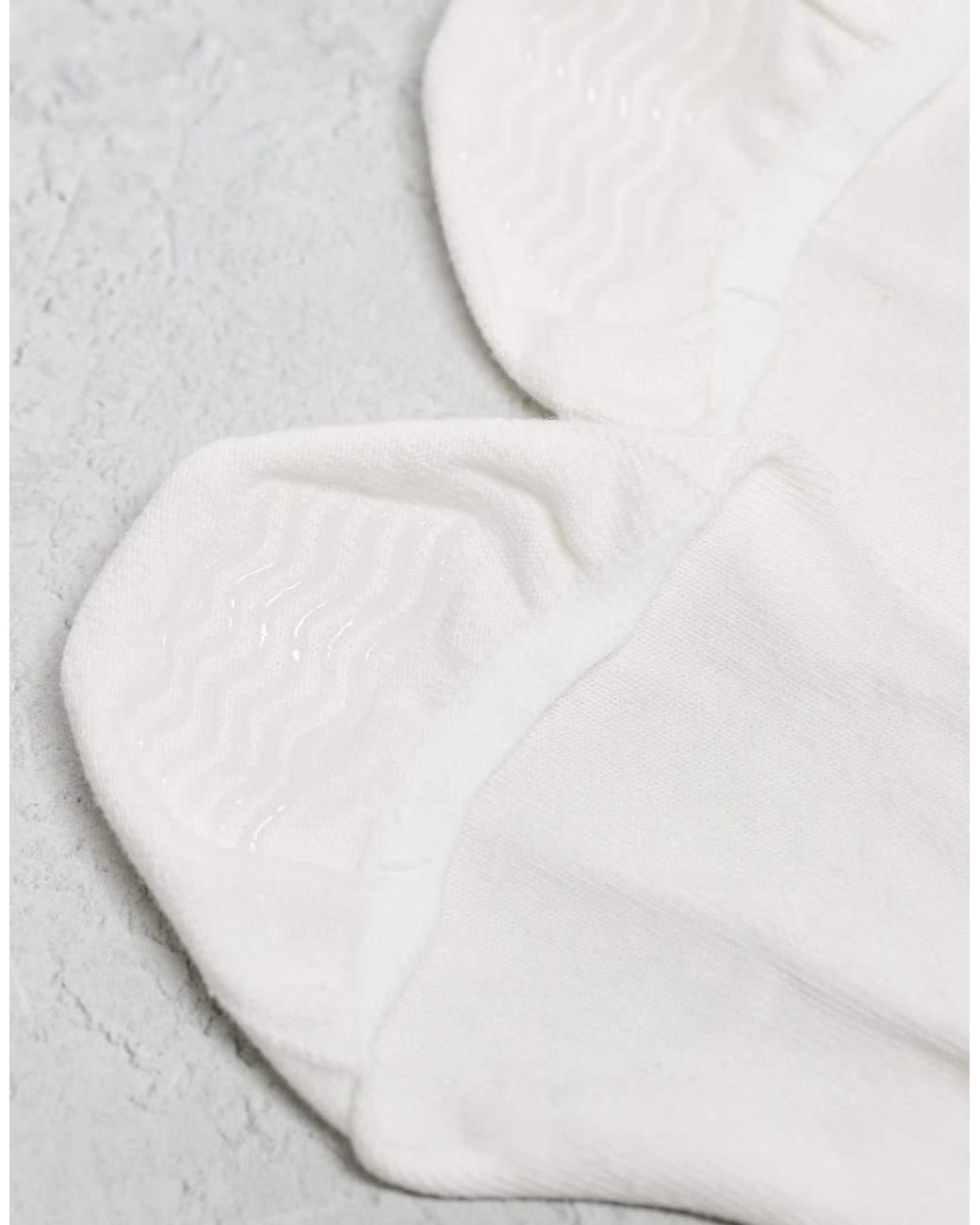ASOS White 5 Pack Invisible Liner Socks for men