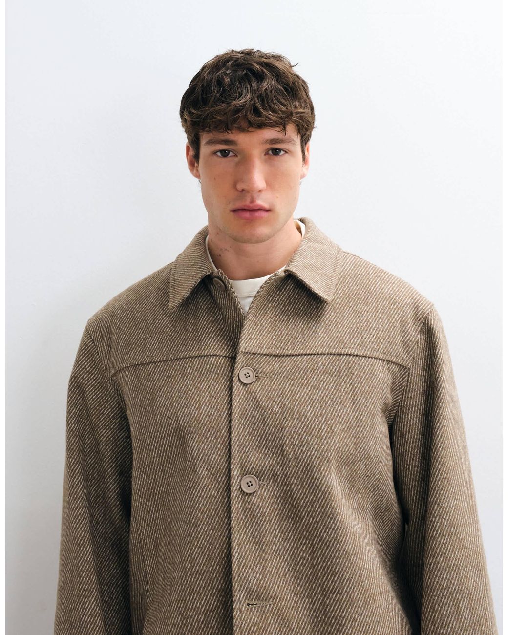 ASOS Natural Wool Look Jacket for men
