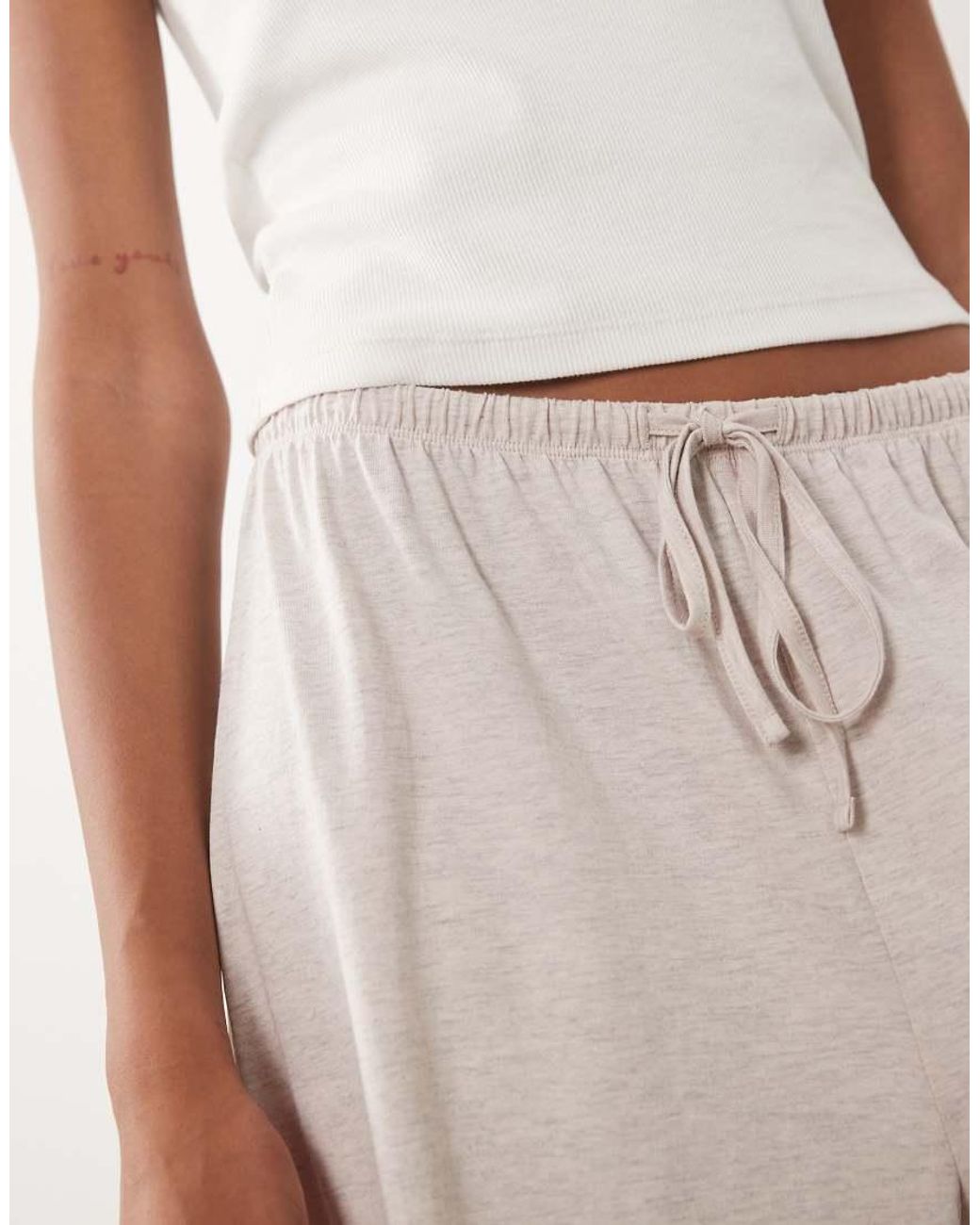 ASOS Natural Asos Design Tall Mix & Match Cotton Pajama Pants