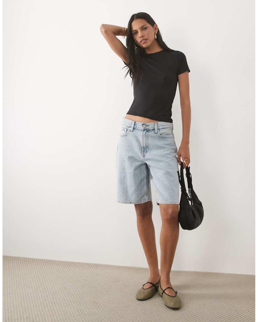 New Look Black Polyamide Tee