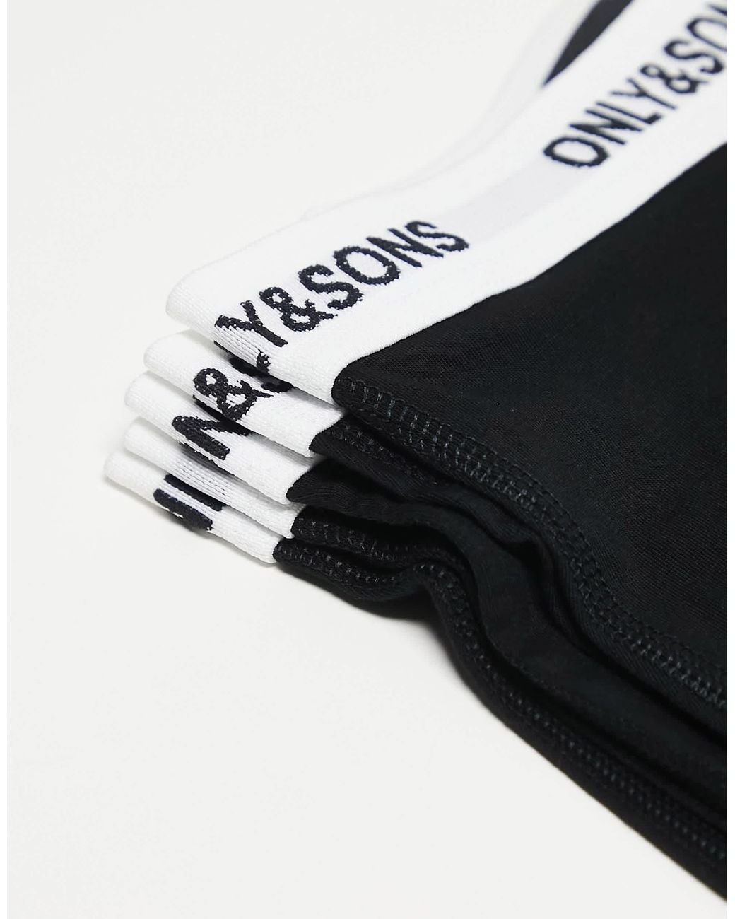 Lot Only & Sons pour homme en coloris Black