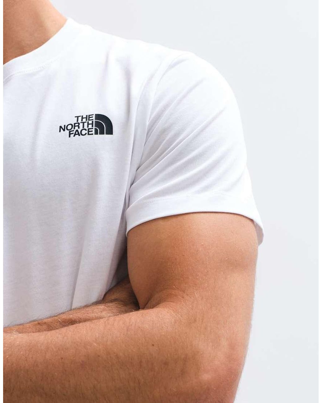 The North Face White Half Dome Graphic T-shirt for men