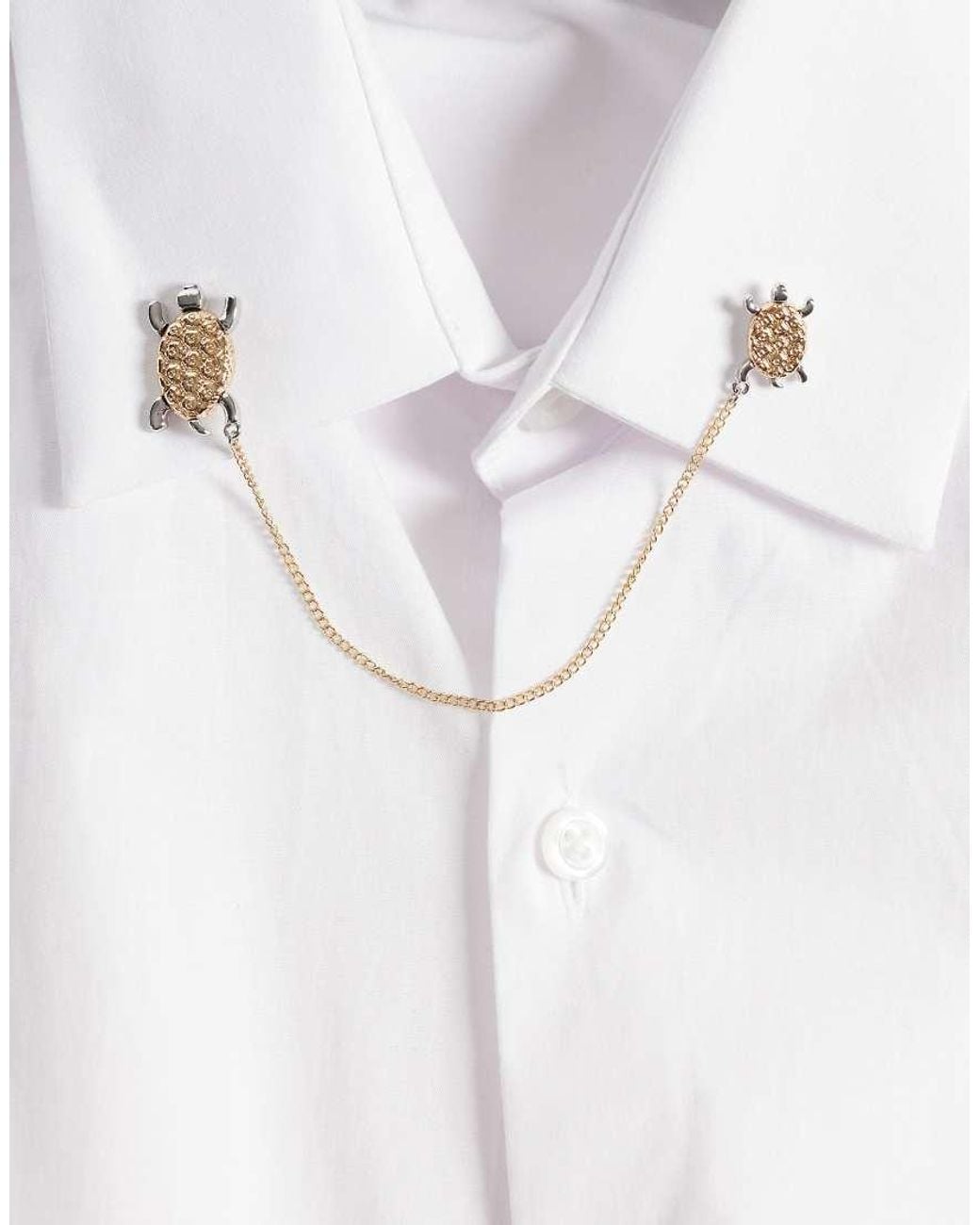 ASOS Natural Collar Link With Tortoise Detail