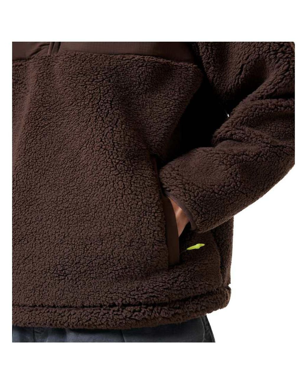 Hunter Brown Elements 1/4 Zip Borg Fleece
