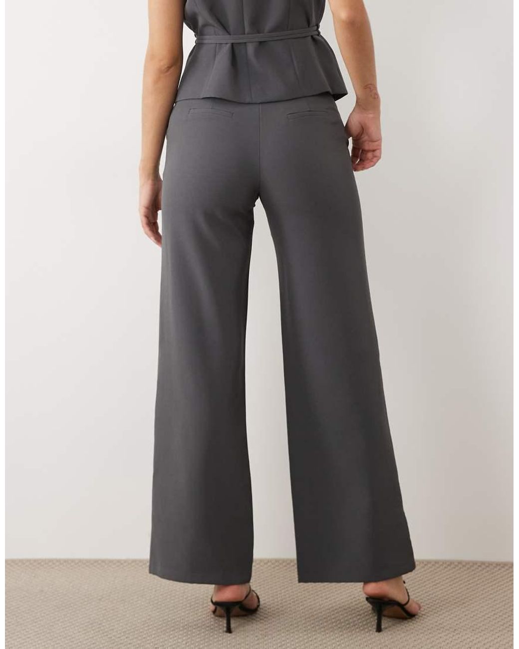 Kaiia Blue Exclusive Tailored Wide Leg Trousers Co-Ord