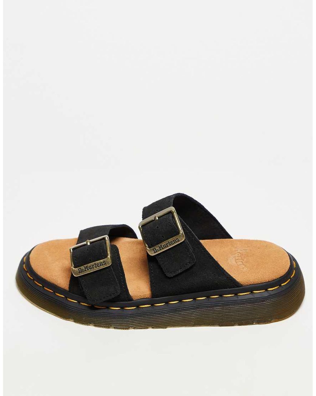 Dr. Martens Black Unisex Josef Slides