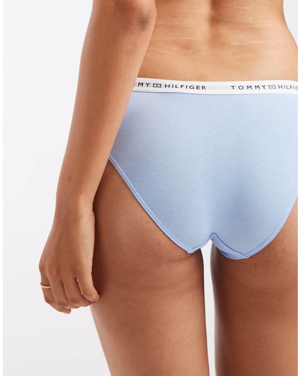 Tommy Hilfiger Blue Cotton Bikini Brief