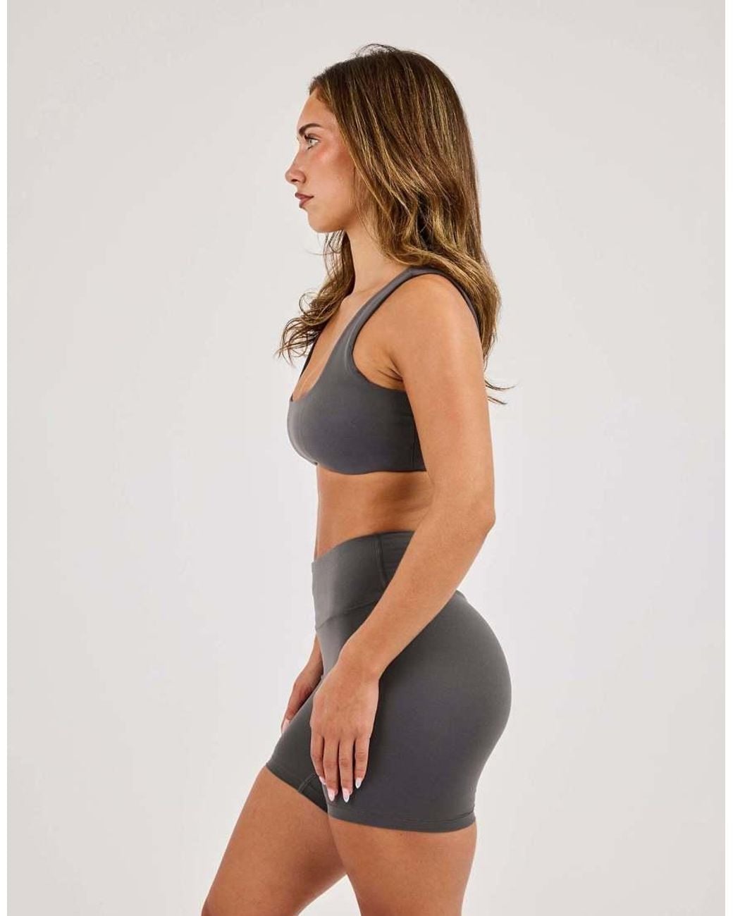 CERNUCCI Gray Classic Scoop Neck Bralet