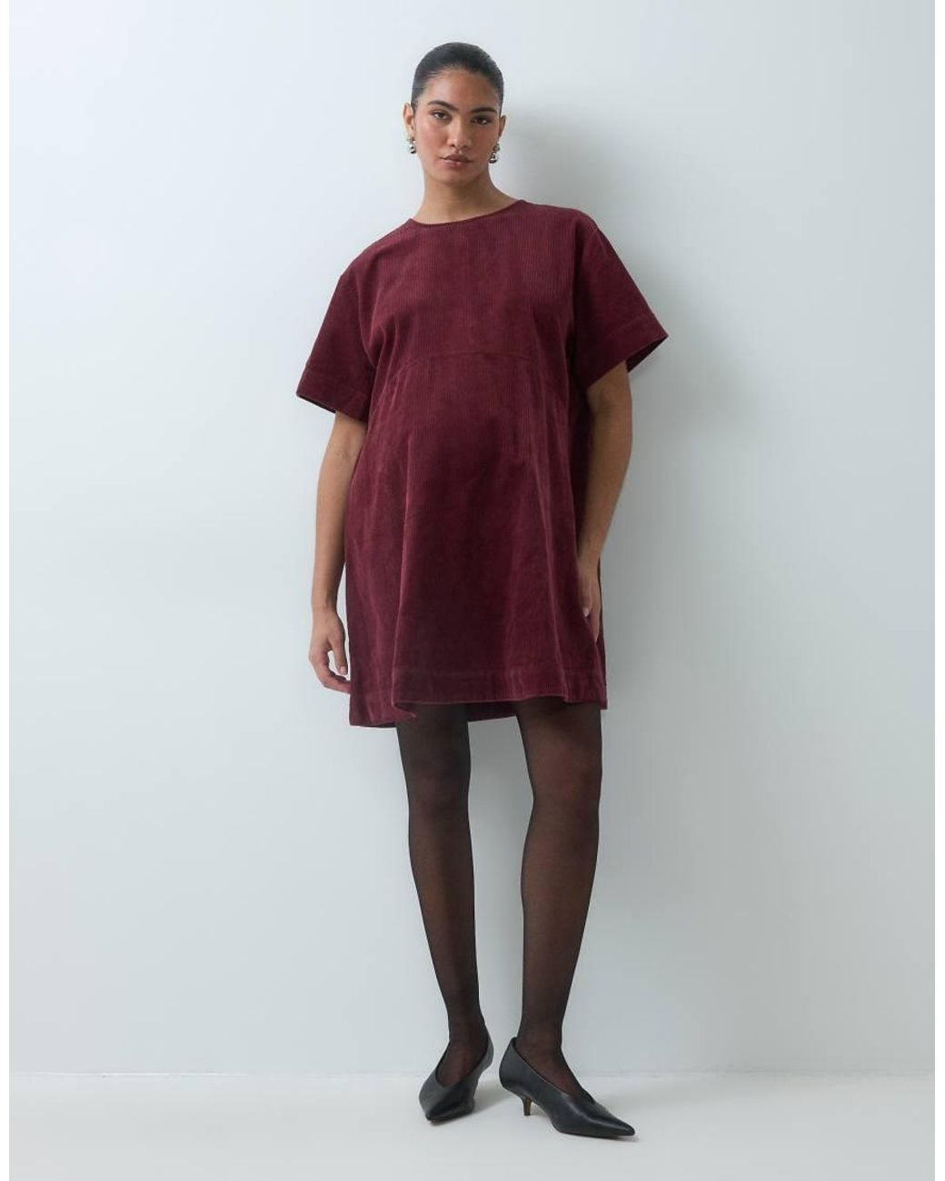 ASOS Brown Asos Design Maternity Back Seam Detail Tights