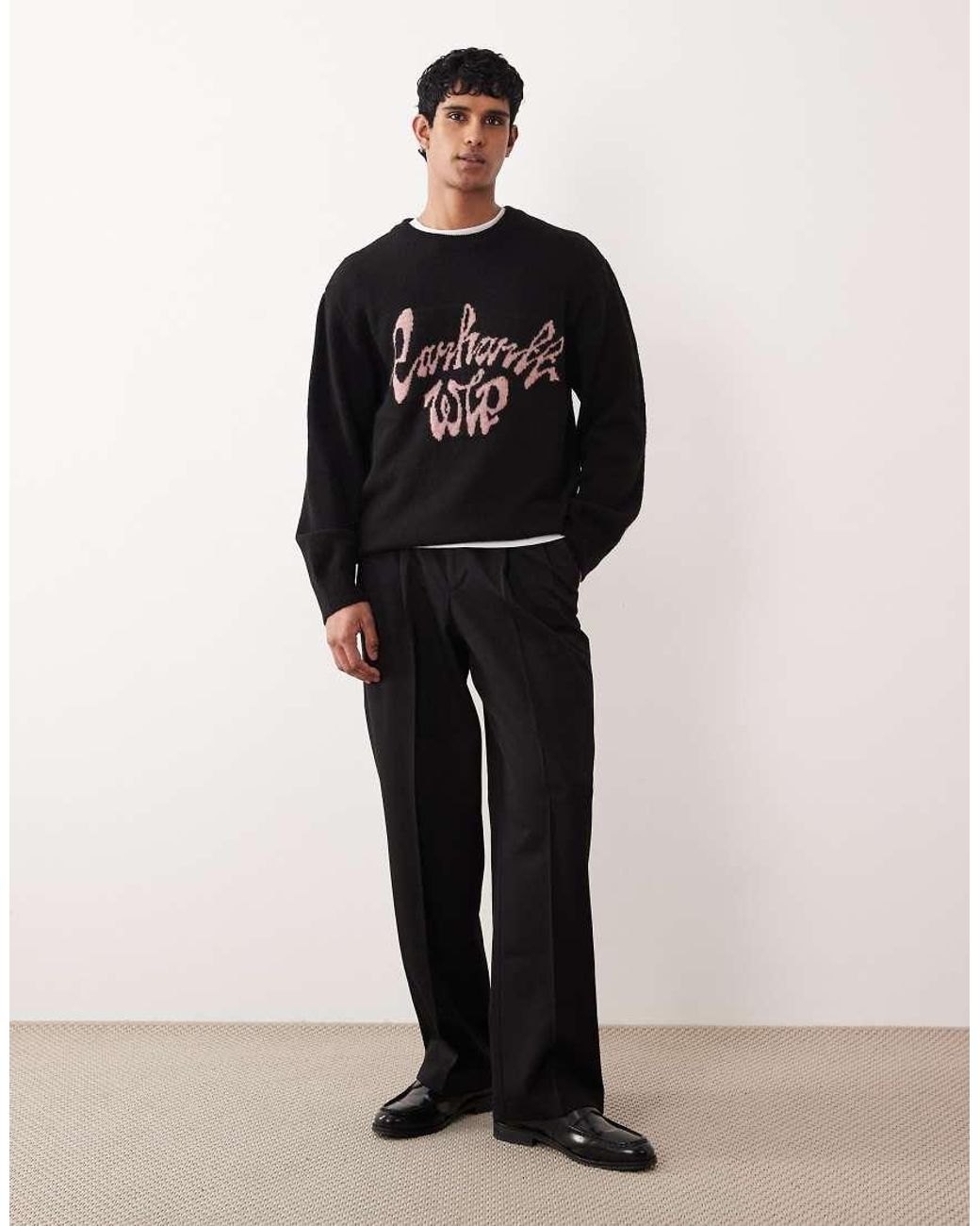 Carhartt Black Chedda Knitted Jumper
