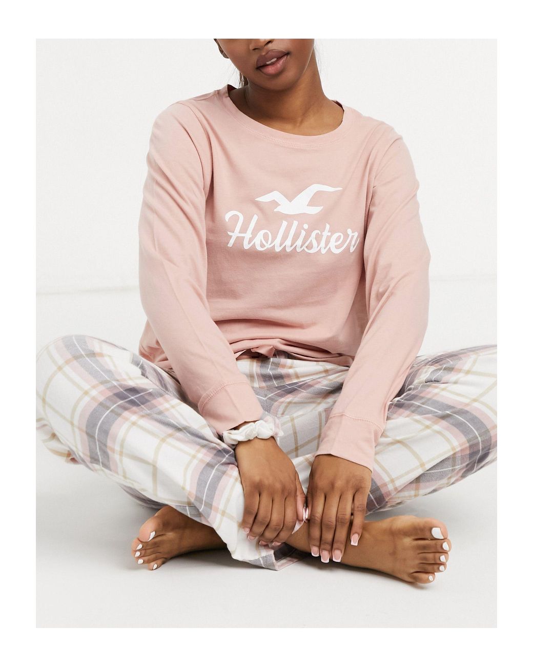 Hollister – schlafanzug-set aus flanell in Pink | Lyst AT