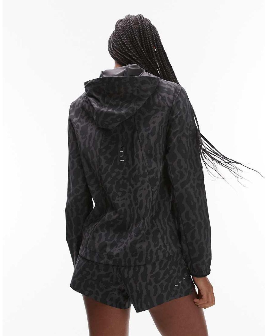 leopard print nike jacket